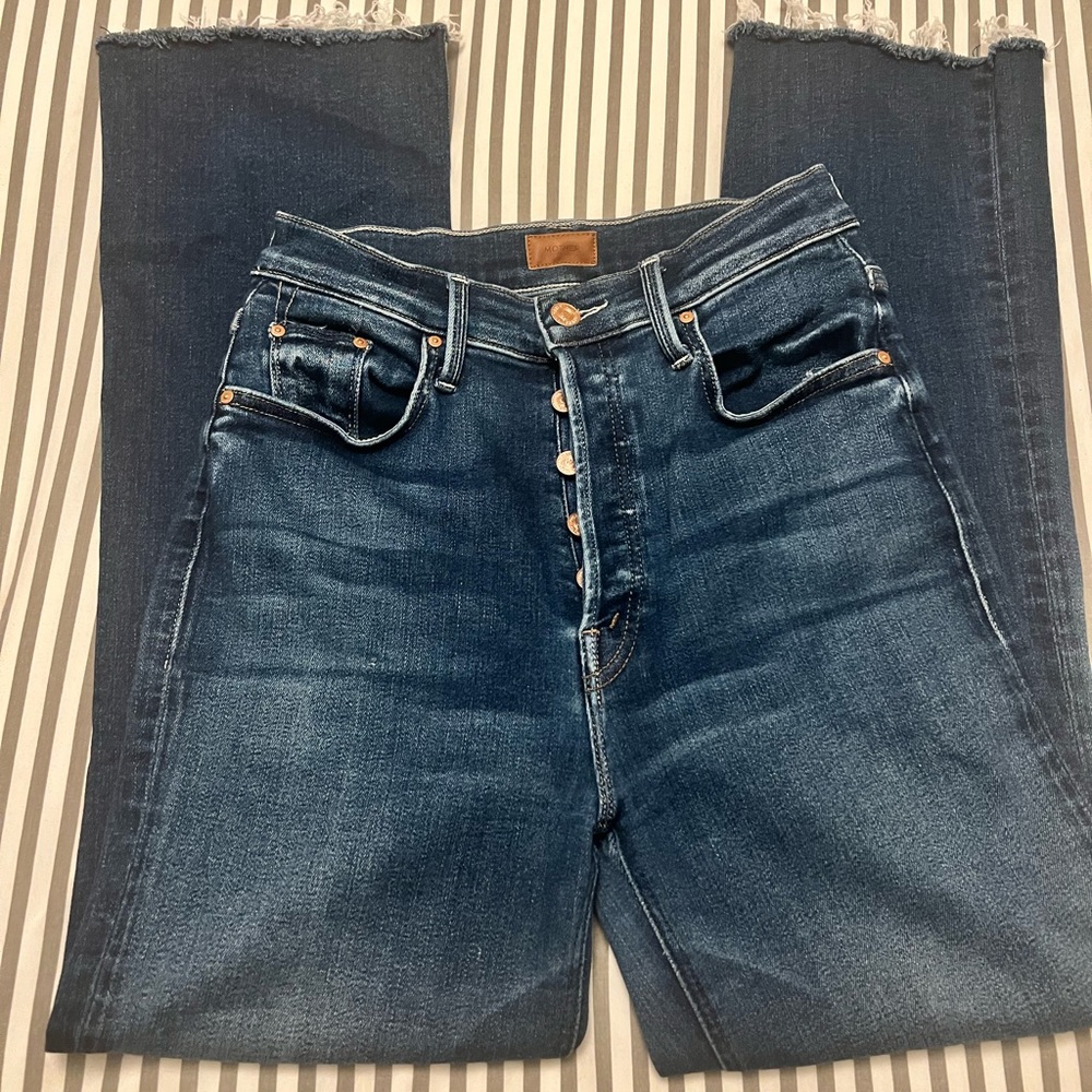 Women’s Blue Denim Jeans - Classic Button-Fly
